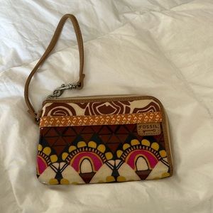 Fossil Key-Per Wristlet